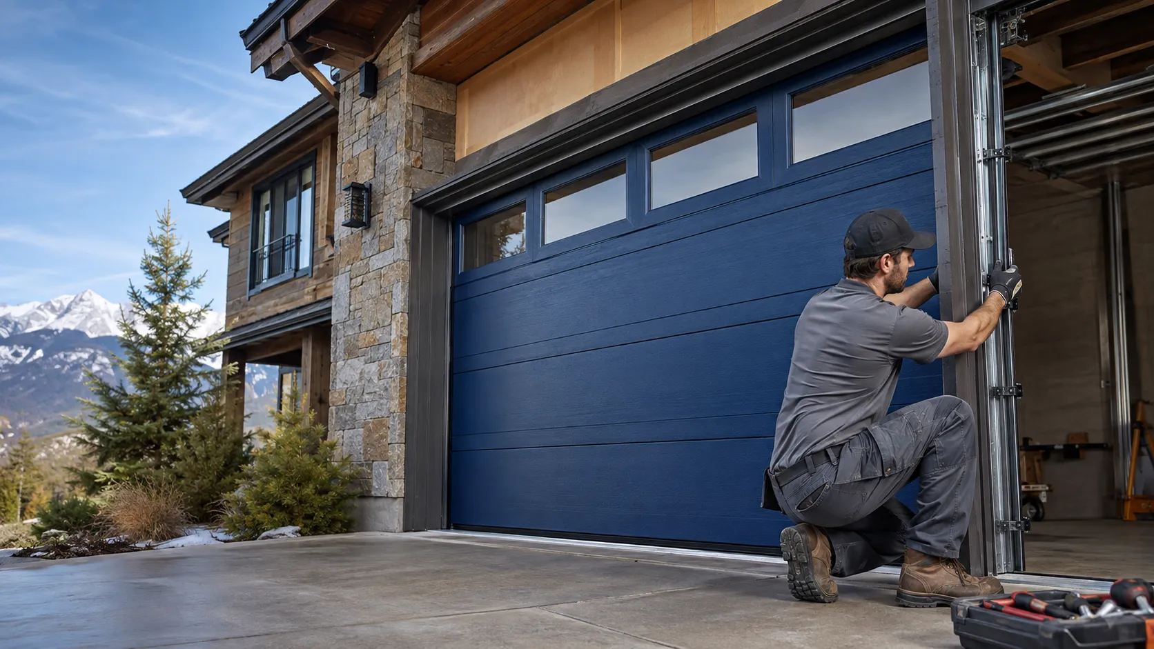 Garage Door Service for Hubbard Homes