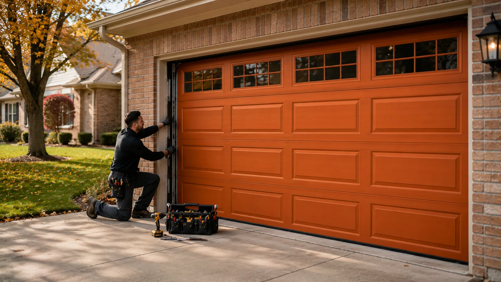 Residential garage doors