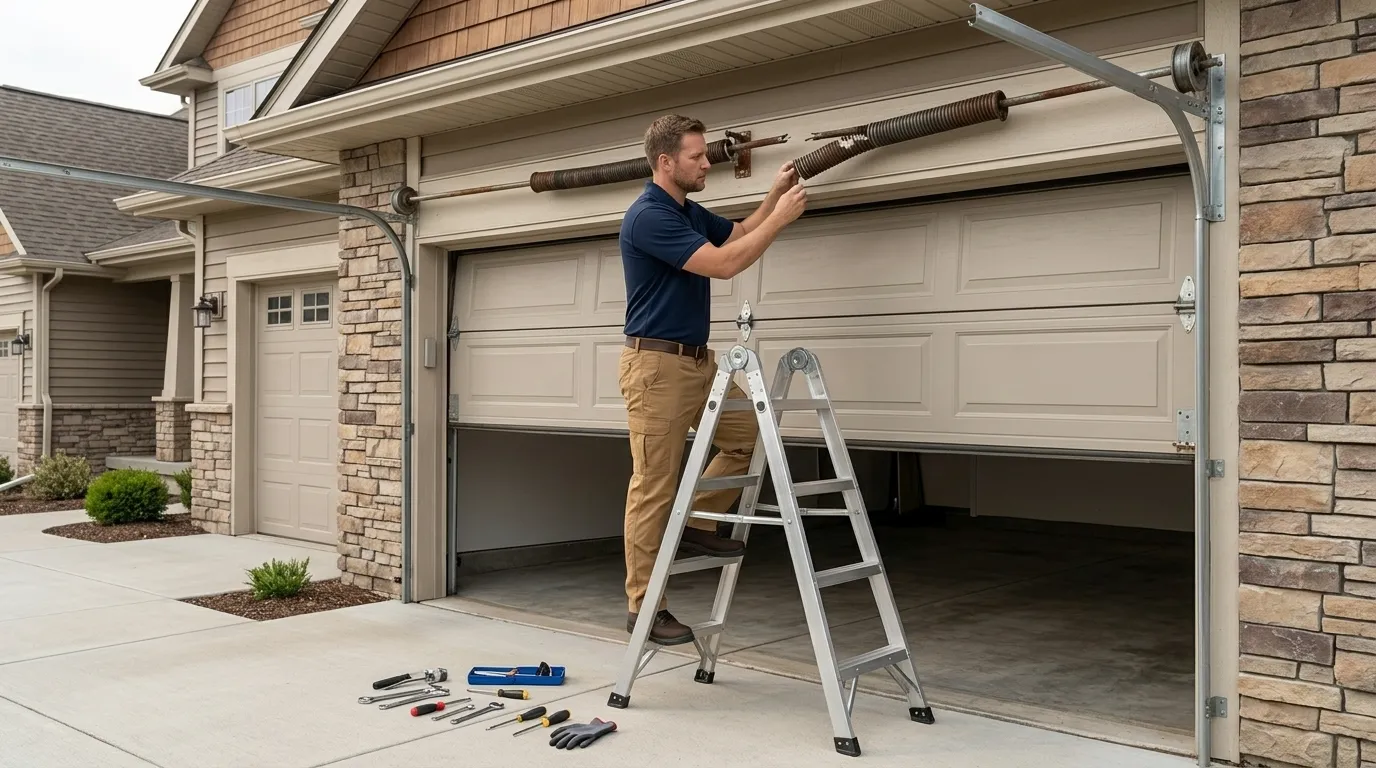 Repaired & tested - Youngstown garage door service