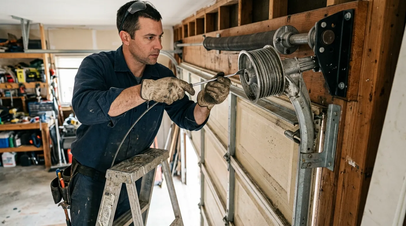 Repaired & tested - Youngstown garage door service