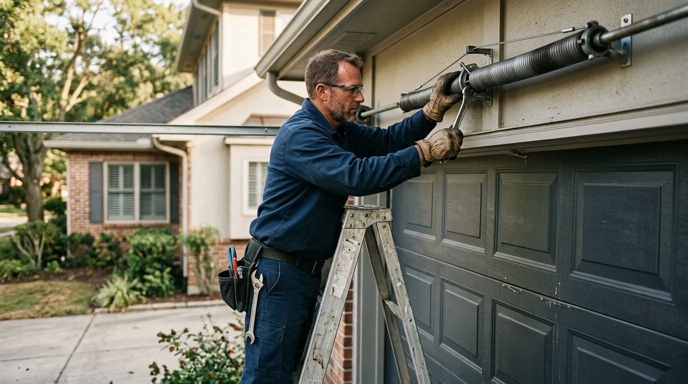 Raised panel garage door