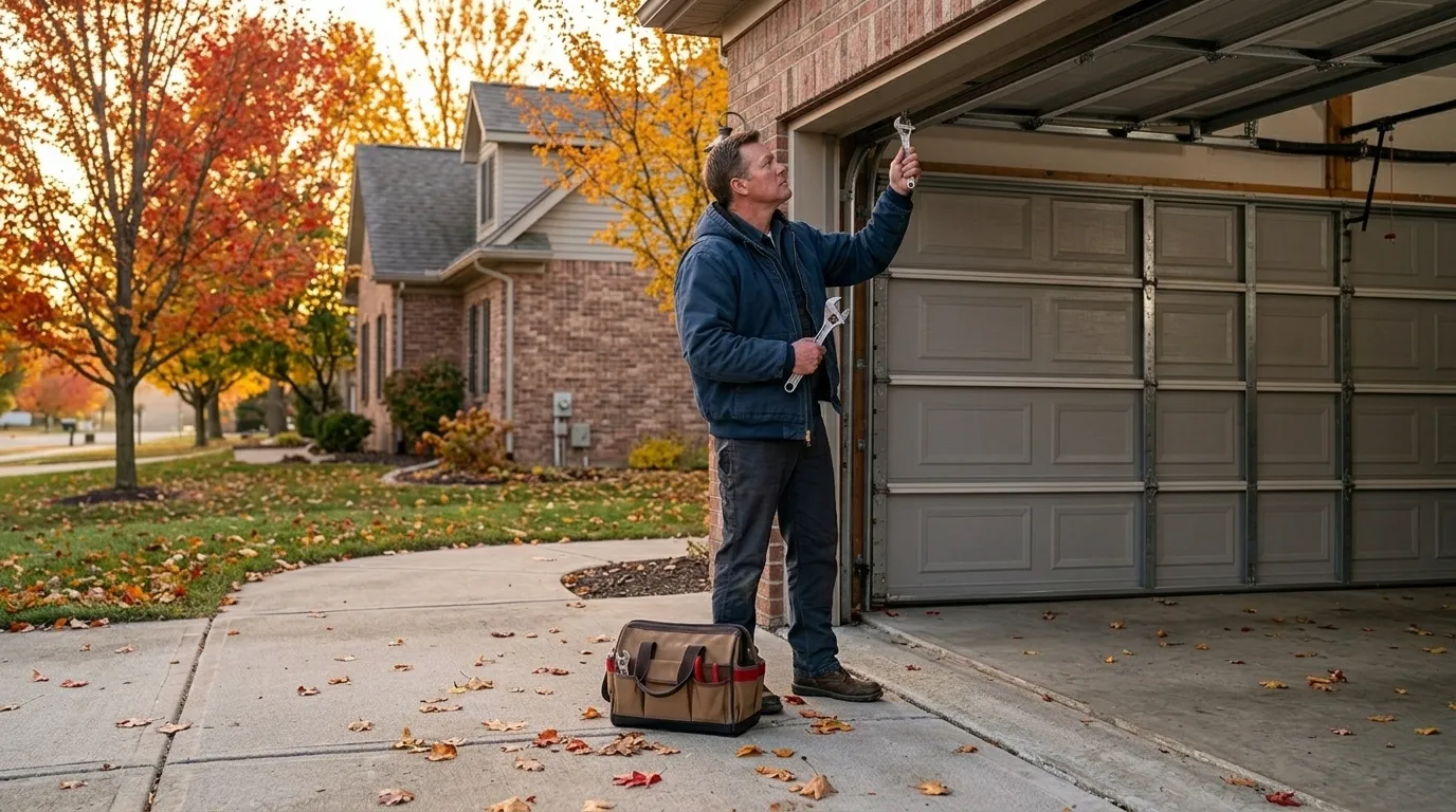 Raised panel garage door
