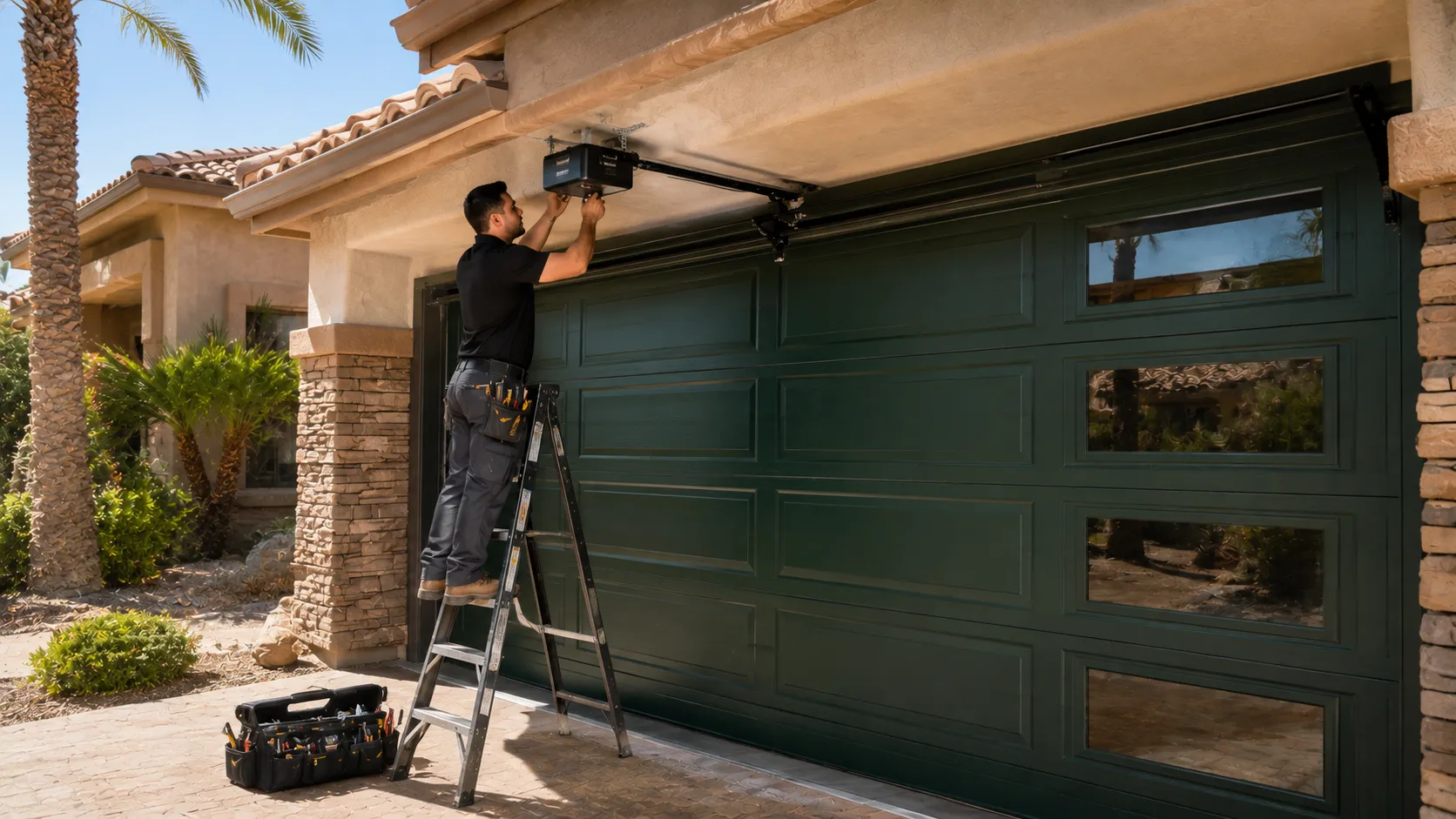 Panel Replacement for Canfield's 1970s-Era Garage Doors